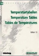 Temperaturtabellen. Temperature Tables. Tables des Temperatures