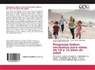 Gustavo Alfonso Builes Ruiz, Víctor Hugo Cortés Lotero, Daniel D Saldarriaga, Daniel Duván Saldarriaga - Programa lúdico-recreativo para niños de 10 a 15 años de edad