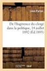 Parlon-L - De l ingerence du clerge dans la