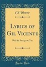Gil Vicente - Lyrics of Gil Vicente
