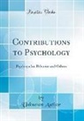 Unknown Author - Contributions to Psychology