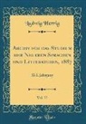 Ludwig Herrig - Archiv für das Studium der Neueren Sprachen und Litteraturen, 1887, Vol. 77