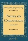 United States Army War College - Notes on Camouflage: September 1917 (Classic Reprint)