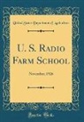 United States Department Of Agriculture - U. S. Radio Farm School