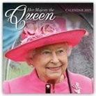 Flame Tree Publishing - Her Majesty the Queen and the Royal Family Wall Calendar 2019 Art