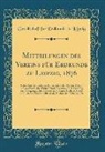 Gesellschaft Fur Erdkunde Zu Leipzig, Gesellschaft Für Erdkunde Zu Leipzig - Mitteilungen des Vereins für Erdkunde zu Leipzig, 1876