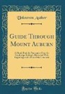 Unknown Author - Guide Through Mount Auburn
