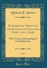 Richard F. Burton - Supplemental Nights to the Book of the Thousand Nights and a Night, Vol. 4