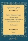 Unknown Author - Novi Commentarii Academiae Scientiarum Imperialis Petropolitanae, Vol. 16