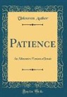 Unknown Author - Patience