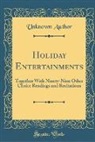 Unknown Author - Holiday Entertainments