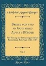 Gottfried August Bürger - Briefe von und an Gottfried August Bürger, Vol. 3