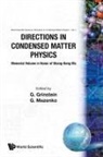 G Mazenko G Grinstein, G Grinstein, G Mazenko, Geoffrey Grinstein, G. Mazenko - DIRECTIONS IN CONDENSED MATTER PHYS (V1)