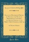 U. S. Government Printing Office - Executive Documents Printed by Order of the House of Representatives During the Second Session of the Thirty-Fifth Congress, 1858-'59