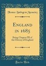 Thomas Babington Macaulay - England in 1685