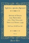 Lodovico Antonio Muratori - Annali d'Italia dal Principio dell'Era Volgare Sino all'Anno 1749, Vol. 2