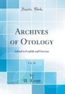 H. Knapp - Archives of Otology, Vol. 26
