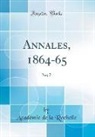 Académie de la Rochelle - Annales, 1864-65