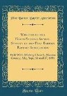 Pine Barren Baptist Association - Minutes of the Forty-Second Annual Session of the Pine Barren Baptist Association