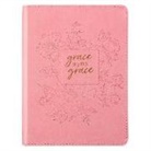 Christian Art Gifts Inc - Journal Lux Leather Grace Upon Grace Flexcover