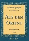 Heinrich Brugsch - Aus dem Orient, Vol. 1 (Classic Reprint)
