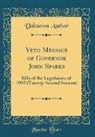 Unknown Author - Veto Message of Governor John Sparks