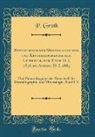P. Groth - Repertorium der Mineralogischen und Krystallographischen Literatur, vom Ende D. J. 1876 bis Anfang D. J. 1885
