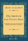 Theodor von Bernhardi - Die Anfänge der Neuen Aera