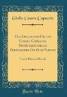 Giulio Cesare Capaccio - Gli Apologi di Giulio Cesare Capaccio, Secretario della Fedelissima Città di Napoli