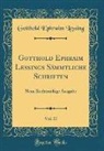 Gotthold Ephraim Lessing - Gotthold Ephraim Lessings Sämmtliche Schriften, Vol. 11
