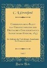 C. L. Grotefend - Correspondenz-Blatt des Gesammtvereins der Deutschen Geschichts-und Alterthums-Vereine, 1857, Vol. 5