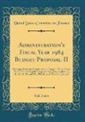 United States Committee On Finance - Administration's Fiscal Year 1984 Budget Proposal-II, Vol. 3 of 4