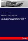 Herbert Edward Ryle - Philo and Holy Scripture