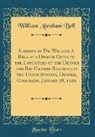 William Abraham Bell - Address by Dr. William A. Bell at a Dinner Given to the Employees of the Denver and Rio Grande Railroad at the Union Station, Denver, Colorado, Januar