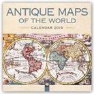 Tree Flame - Antique Maps of the World Wall Calendar 2019 (Art Calendar)