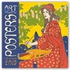 Tree Flame - Art Nouveau Posters Wall Calendar 2019 (Art Calendar)