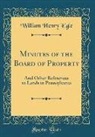 William Henry Egle - Minutes of the Board of Property