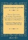 Daniel Gottfried Schreber - Daniel Gottfried Schrebers Historische, Physische Und Öconomische Beschreibung Des Waidtes