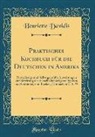 Henriette Davidis - Praktisches Kochbuch für die Deutschen in Amerika