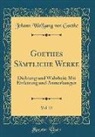 Johann Wolfgang von Goethe - Goethes Sämtliche Werke, Vol. 23