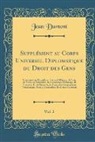 Jean Dumont - Supplément au Corps Universel Diplomatique du Droit des Gens, Vol. 2