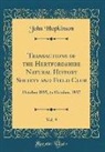 John Hopkinson - Transactions of the Hertfordshire Natural History Society and Field Club, Vol. 9