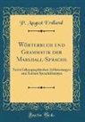 P. August Erdland - Wörterbuch und Grammatik der Marshall-Sprache