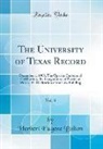 Herbert Eugene Bolton - The University of Texas Record, Vol. 8