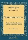 Michael Sachs - Sabbatpredigten