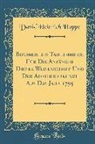 David Heinrich Hoppe - Botanisches Taschenbuch Für Die Anfänger Dieser Wissenschaft Und Der Apothekerkunst Aus Das Jahr 1795 (Classic Reprint)