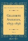 Bayerische Akademie der Wissenschaften - Gelehrte Anzeigen, 1855-1856, Vol. 41 (Classic Reprint)