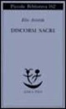 Elio Aristide, S. Nicosia - Discorsi sacri