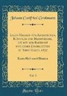 Johann Gottfried Grohmann - Ideen-Magazin für Architecten, Künstler und Handwerker, die mit der Baukunst und Ihren Einzelheiten zu Thun Haben, 1837, Vol. 3