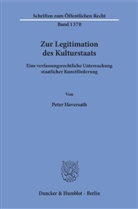 Peter Haversath - Zur Legitimation des Kulturstaats.